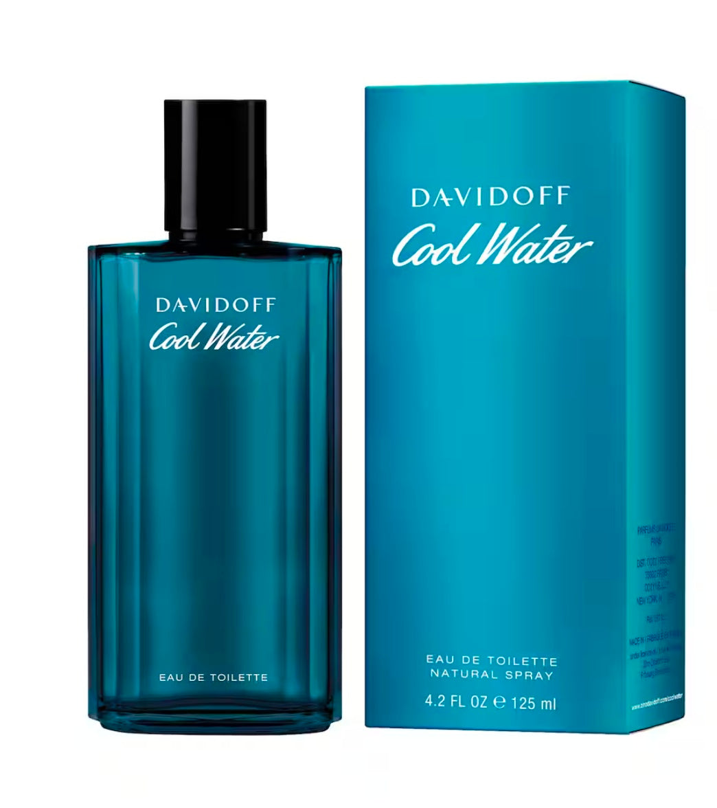 DAVIDOFF Cool Water Eau De Toilette Spray (125ml)Original imported